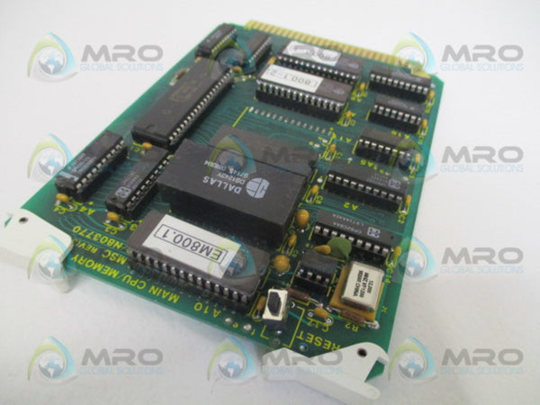 MSC 803770 MAIN CONTROL PROCESS UNIT MEMORY BOARD NSNP
