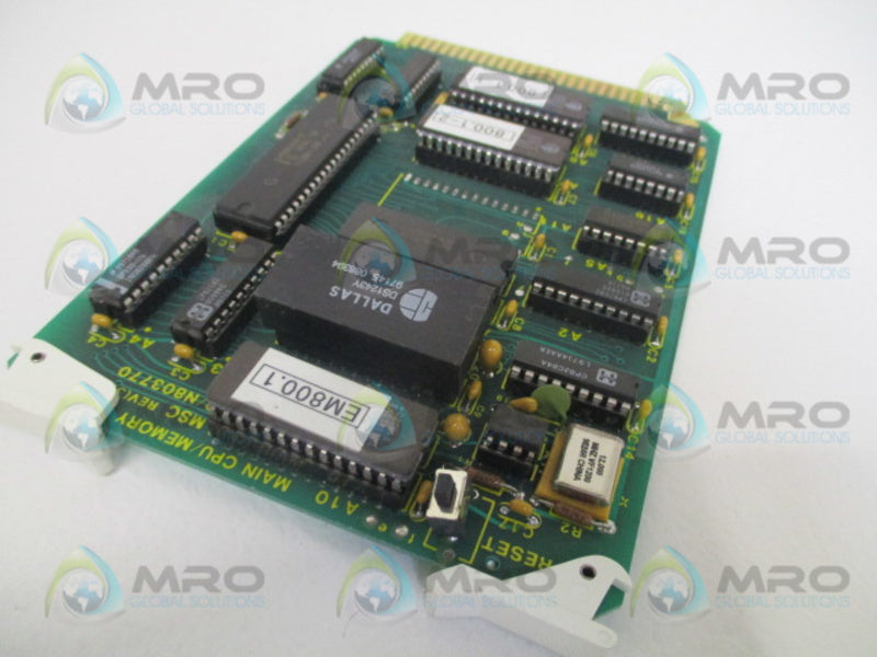 MSC 803770 MAIN CONTROL PROCESS UNIT MEMORY BOARD NSNP