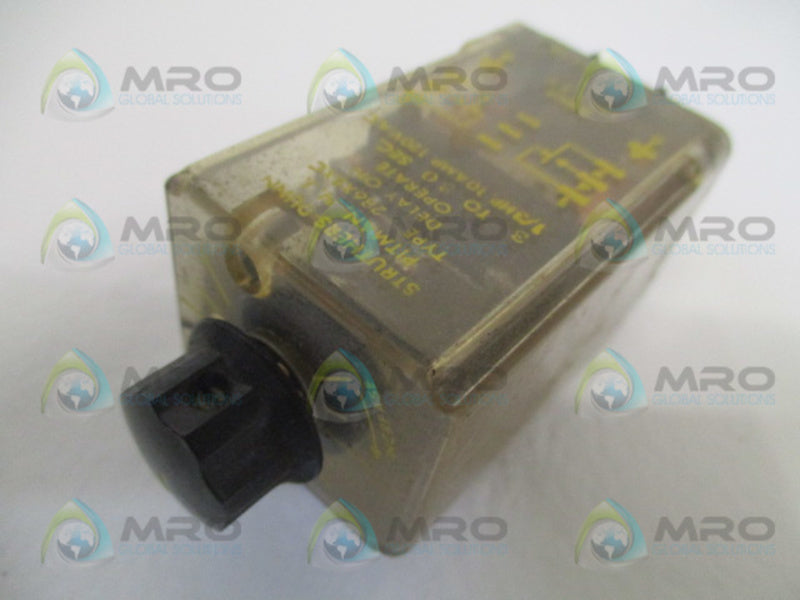 STRUTHERS-DUNN 286XBXC TIME DELAY RELAY 3-30 SEC. 120VAC UNMP