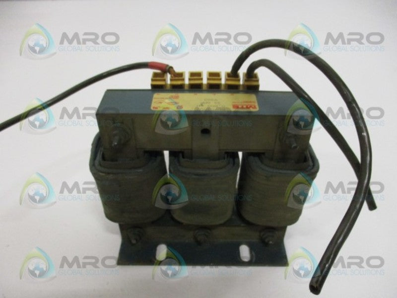 MTE RL-03502 3-PHASE LINE REACTOR UNMP
