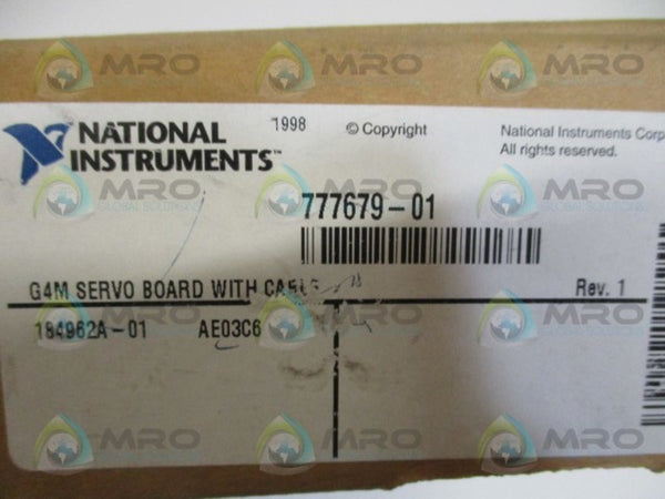 NATIONAL INSTRUMENTS 184962A-01 SERVO CONTROL BOARD NSMP