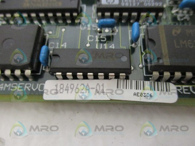 NATIONAL INSTRUMENTS 184962A-01 SERVO CONTROL BOARD NSMP