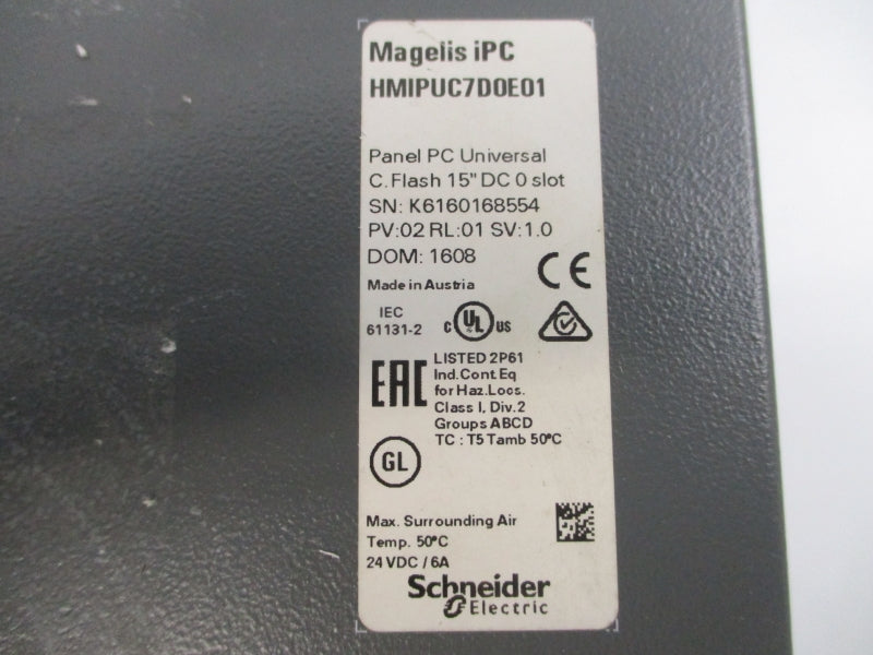 SCHNEIDER ELECTRIC HMIPUC7D0E01 24VDC 6A NSNP