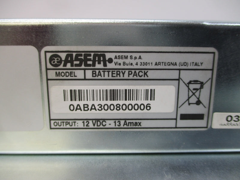 ASEM HT5000 0ABA300800006 18-32VDC 8.8A NSNP