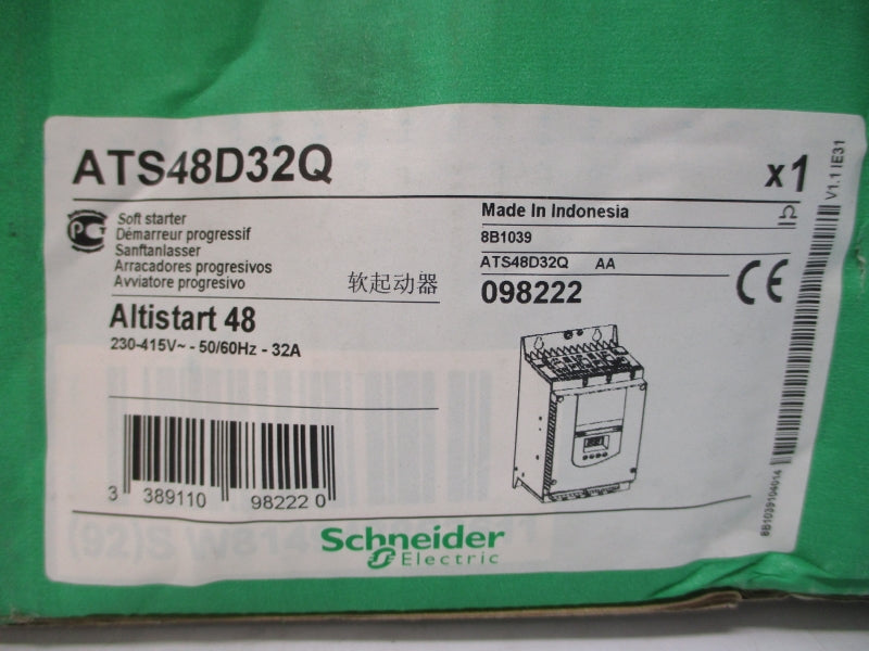 SCHNEIDER ELECTRIC ATS48D32Q 230-415V 32A NUPI