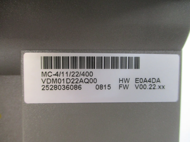 SCHNEIDER ELECTRIC MC-4/11/22/400 380-480VAC 22.2A UNMP