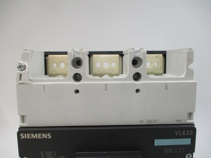 SIEMENS 3VL5763-1DE36-0AA0 VL630N 415VAC 630A (AS PICTURED) NSMP