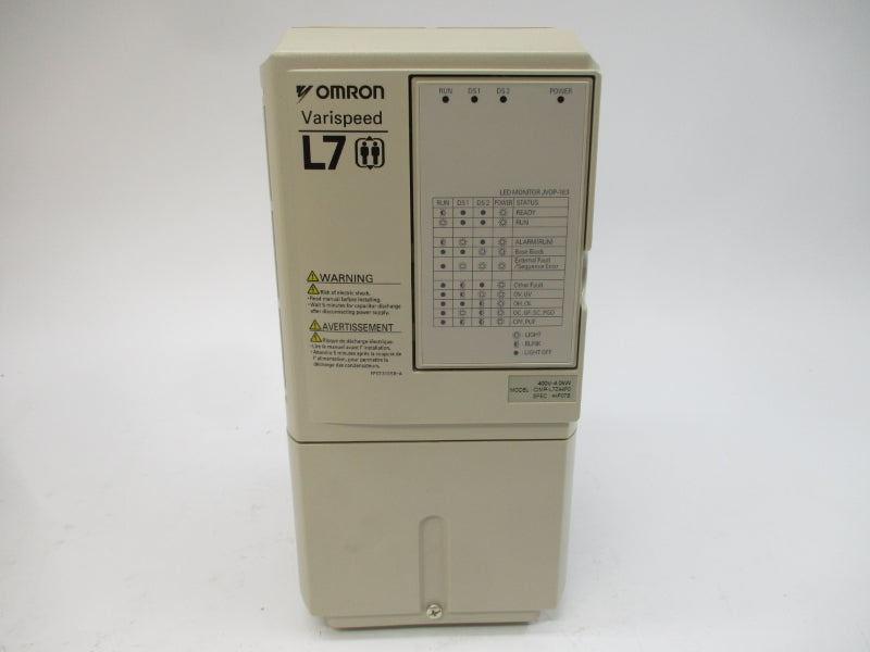 OMRON CIMR-L7Z44P07B 380-480VAC 13.2A NUPI