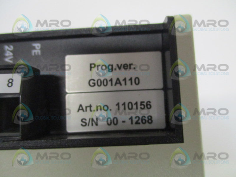 NOBEL ELEKTRONIK GATE 3 110156 PROGRAMMABLE CONTROLLER NSMP