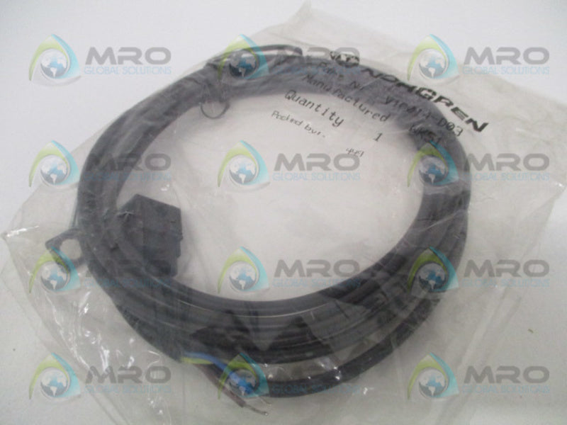 NOGREN V10014-D03 MOLDED CONNECTOR NSMP