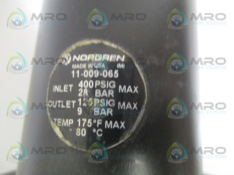 NORGREN 11-009-065 AIR/WATER PRESSURE REGULATOR UNMP