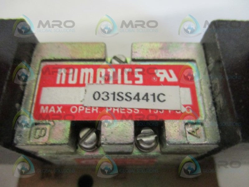 NUMATICS 031SS441C SOLENOID VALVE NSNP