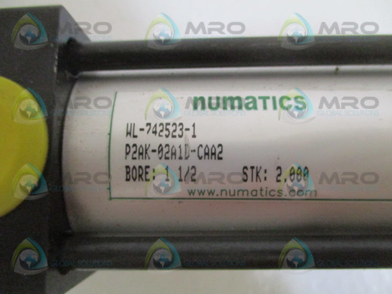 NUMATICS P2AK-02A1D-CAA2 PNEUMATIC AIR CYLINDER NSNP