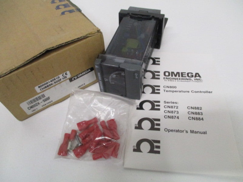 OMEGA CN882K-500F TEMPERATURE CONTROLLER 0-500F NSMP