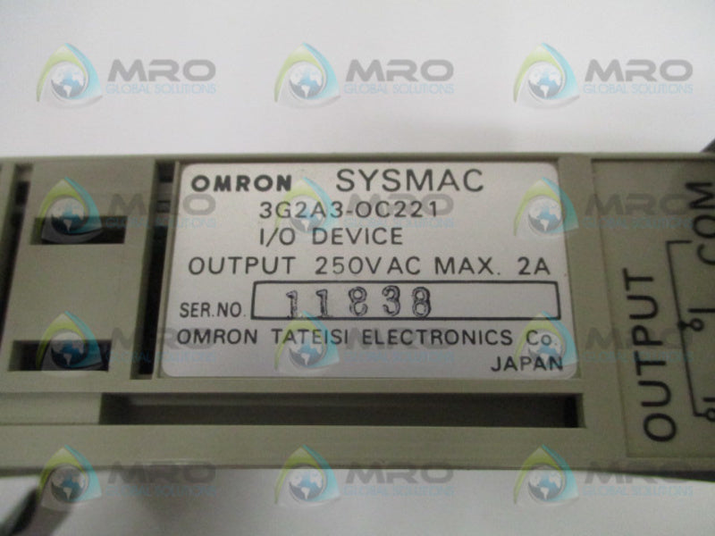 OMRON 3G2A3-OC221 *USED*