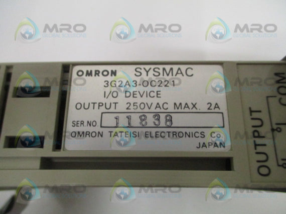 OMRON 3G2A3-OC221 *USED*