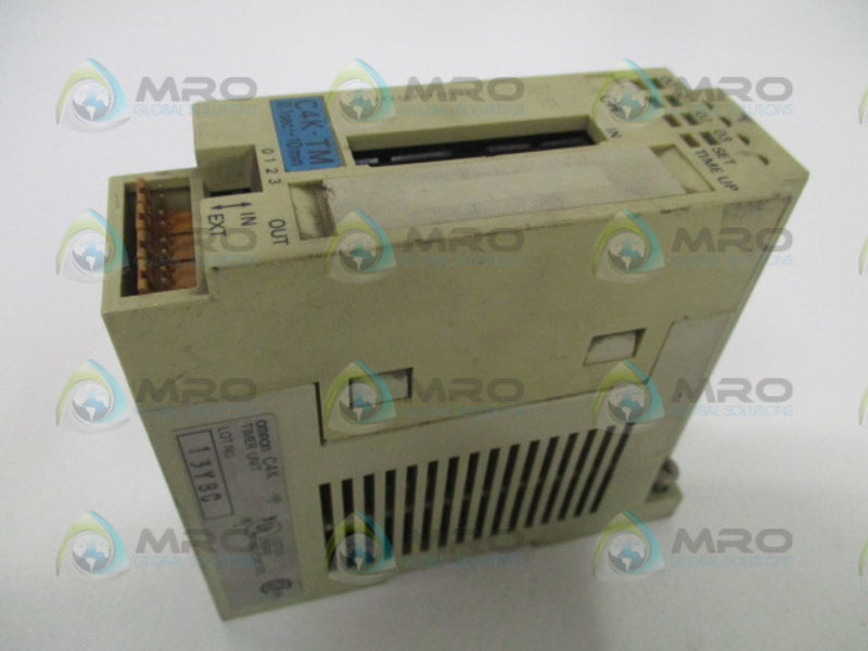 OMRON C4K-TM TIMER UNIT 0.1SEC-10MIN UNMP
