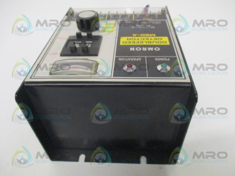 OMRON MSD-A DOUBLEFEED DETECTOR 120/240VAC UNMP