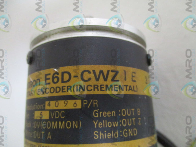 OMRON E6D-CWZ1E ROTARY ENCODER (MISSING ACCESSORIES)  NSNP