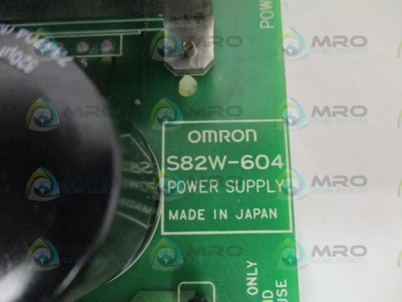 OMRON S82W-604 POWER SUPPLY MODULE UNMP