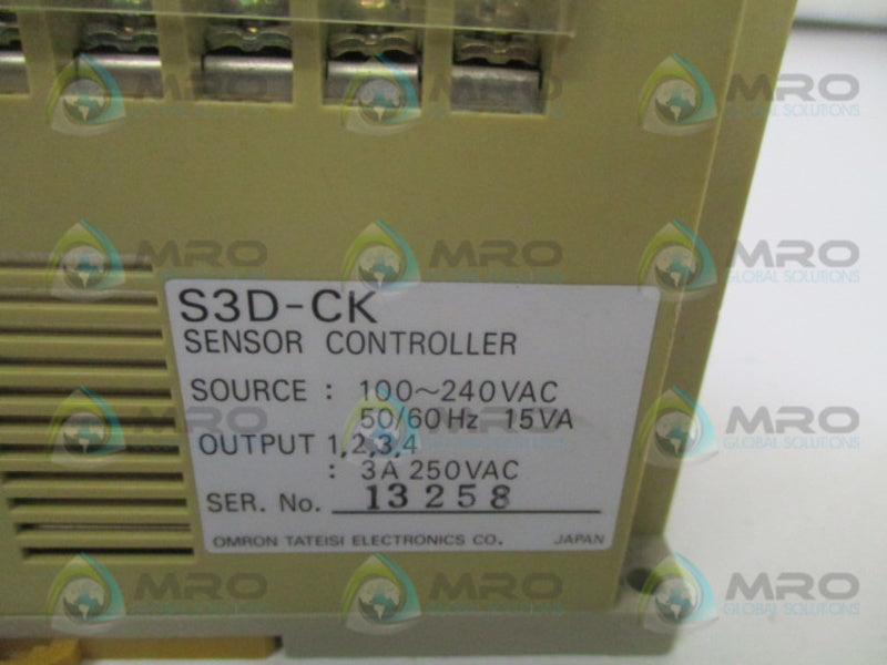 OMRON S3D-CK SENSOR CONTROLLER UNMP