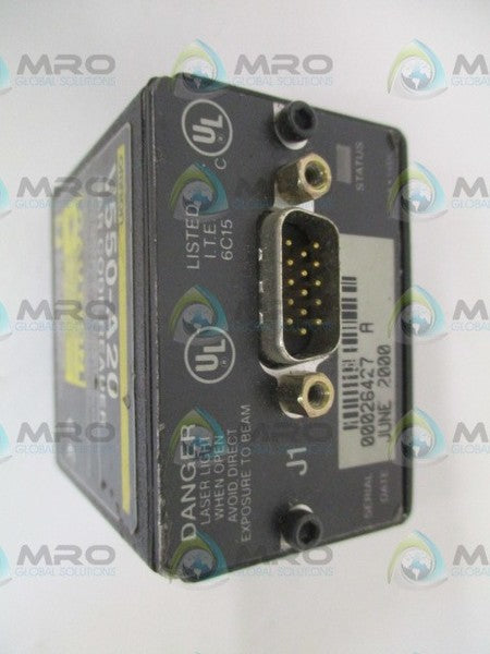 OMRON V550-A20 BAR CODE READER UNMP