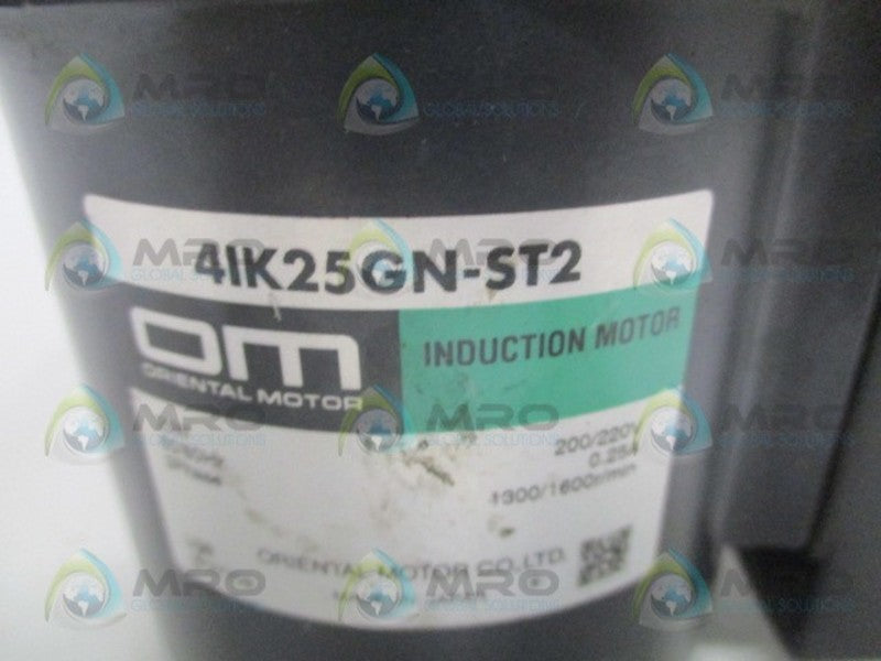 ORIENTAL MOTOR 4IK25GN-ST2 INDUCTION MOTOR NSNP