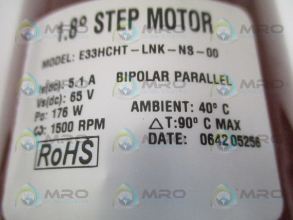PACIFIC SCIENTIFIC E33HCHT-LNK-NS-00 1.8(DEG) STEP MOTOR 1500 RPM  *NEW IN BOX*