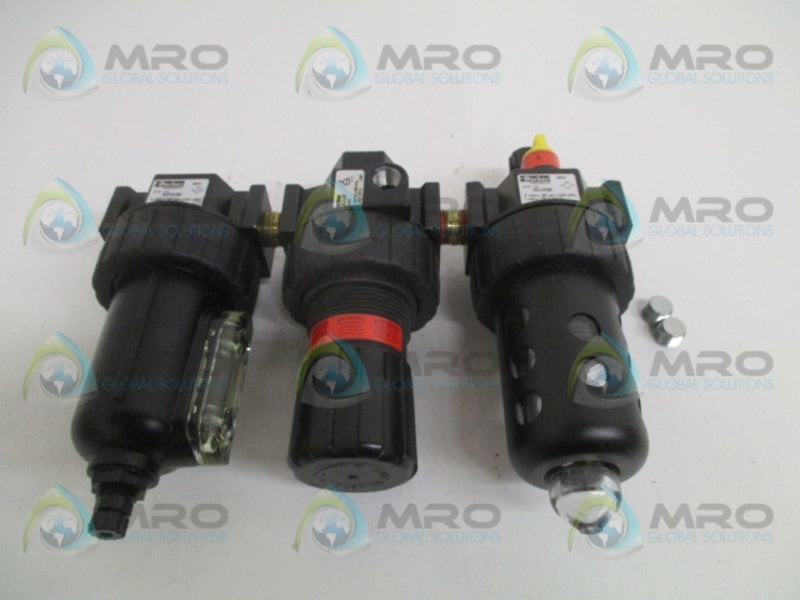 PARKER 16A24B13A2BC FILTER/LUBRICATOR/REGULATOR COMBO 3/8" NSMP