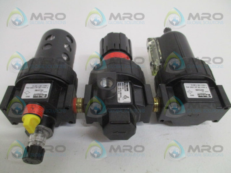 PARKER 16A24B13A2BC FILTER/LUBRICATOR/REGULATOR COMBO 3/8" NSMP
