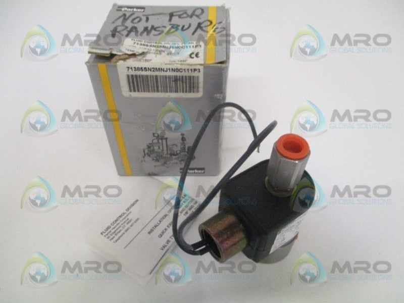 PARKER 71385SN2MNJ1N0C111P3 SOLENOID VALVE NSMP