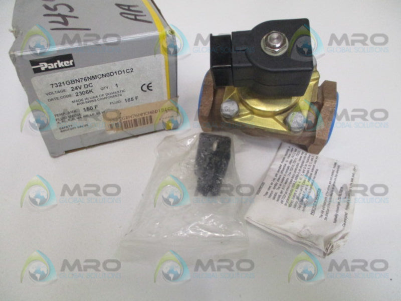 PARKER 7321GBN76NMCN0D1D1C2 SAFETY SHUTOFF VALVE NSMP