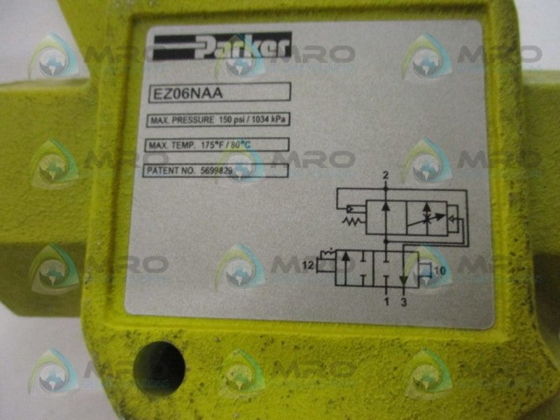PARKER EZ06NAA PNEUMATIC LOCK-OUT VALVE NSMP