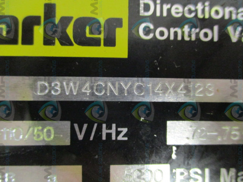 PARKER D3W4CNYC4X4123 DIRECTIONAL CONTROL VALVE NSMP
