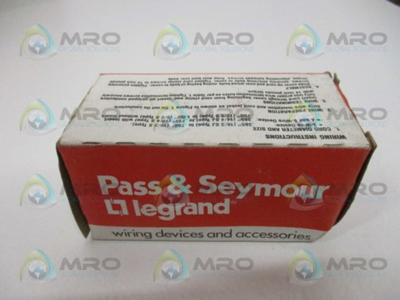 PASS & SEYMOUR TURNLOK L520-PCN PLUG *NEW IN BOX*