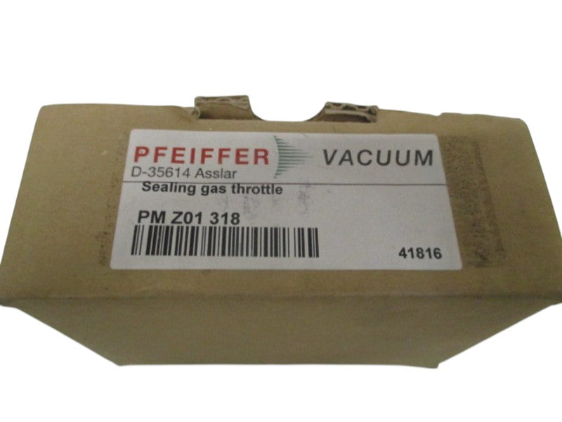 PFEIFFER PMZ01318 VACUUM SEALING GAS THROTTLE NSMP