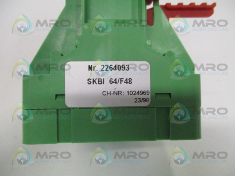 PHOENIX CONTACT SKBI64/F48 2264093 PLUG-IN CARD HOLDER NSMP