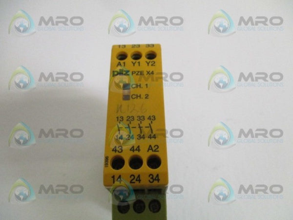 PILZ PZEX424VDC4n/o SAFETY RELAY 24VDC UNMP