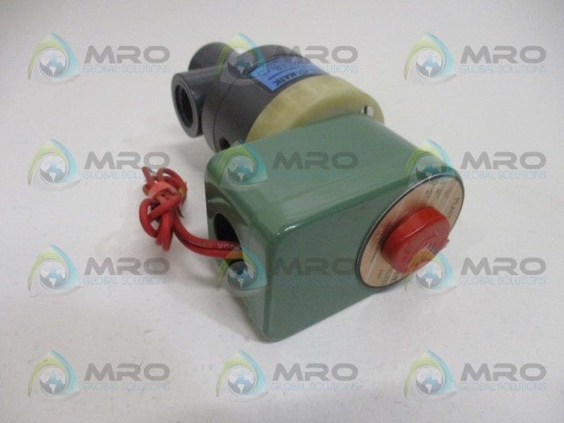 PLAST-O-MATIC DAS4B12G20J SOLENOID VALVE 1/2" NSMP