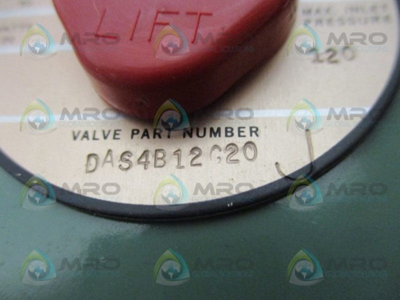 PLAST-O-MATIC DAS4B12G20J SOLENOID VALVE 1/2" NSMP