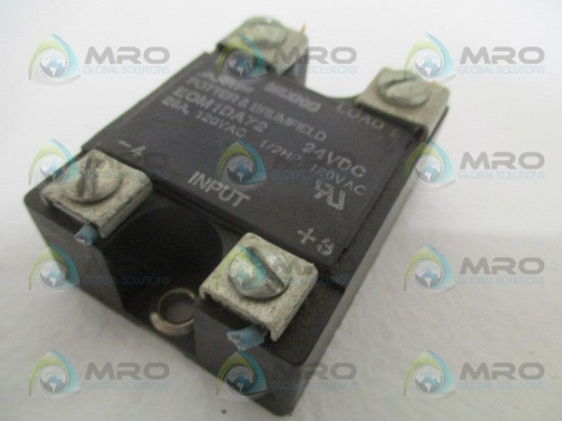 POTTER & BRUMFIELD EOM1DA72 SOLID STATE RELAY 24VDC UNMP