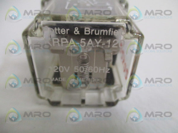 POTTER & BRUMFIELD KRPA-5AY-120 RELAY 120V NSMP