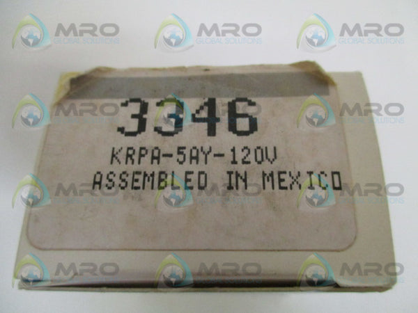 POTTER & BRUMFIELD KRPA-5AY-120 RELAY 120V NSMP