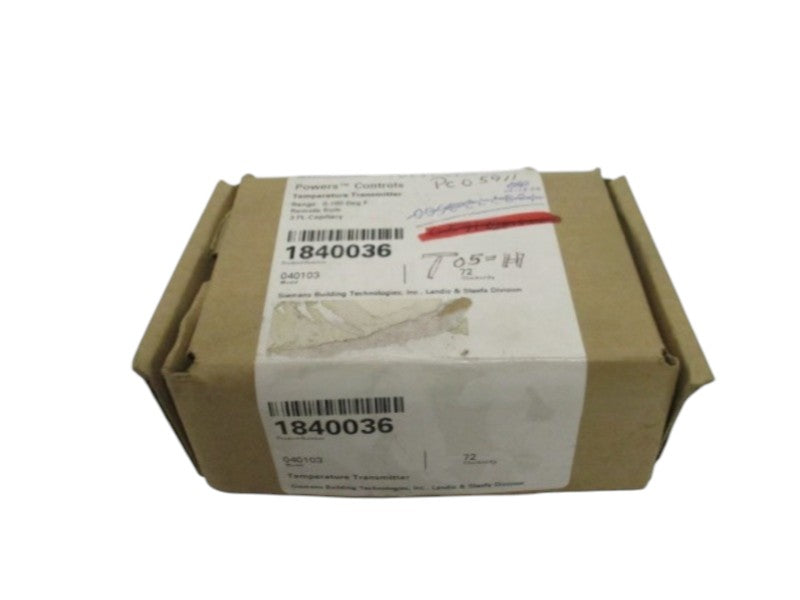 SIEMENS 184-0036 1840036 TEMPERATURE TRANSMITTER 0-100F NSMP