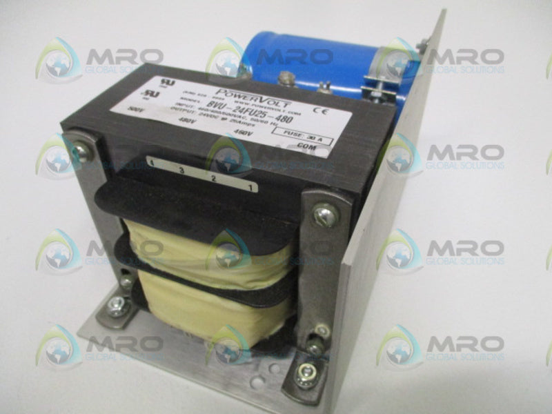 POWER VOLT BVU-24FU25-480 POWER SUPPLY 460/480/500VAC NSNP