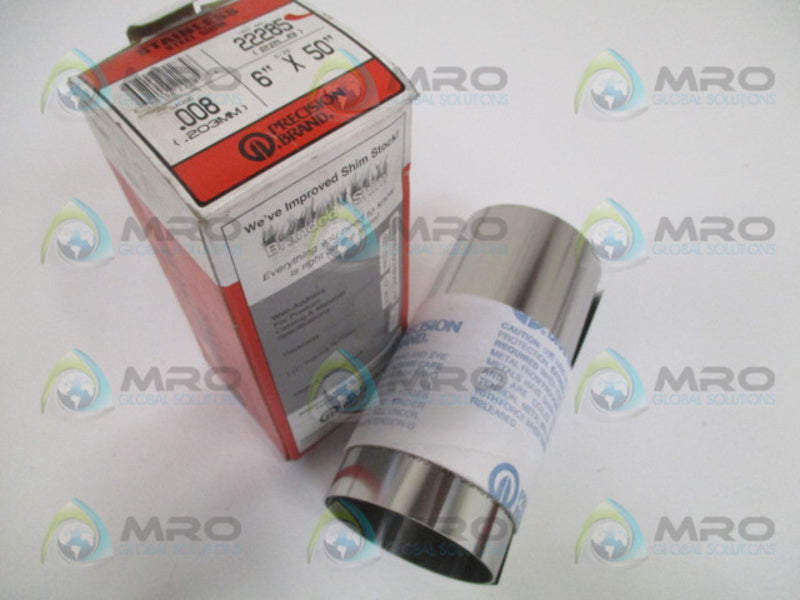 PRECISION BRAND 22285 22L8 6"X50" NSMP