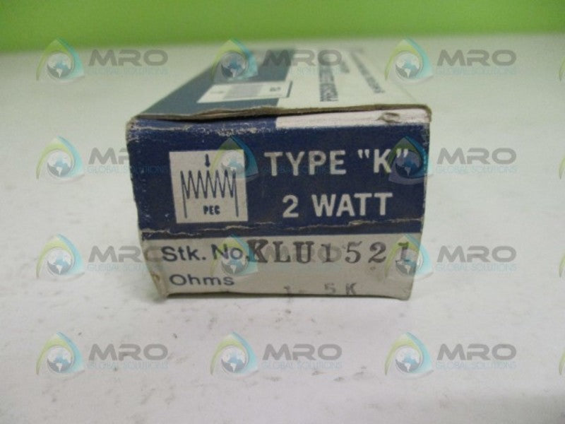 PRECISION ELECTRONICS KLU1521 RV4LAYSA152A NSMP