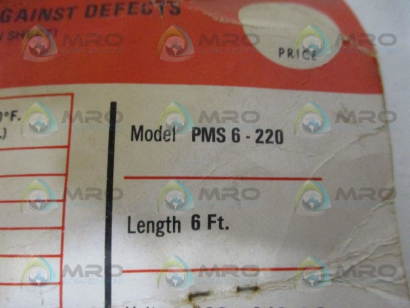 COX PMS6-220 PREMIUM RIBBON HEAT NSMP