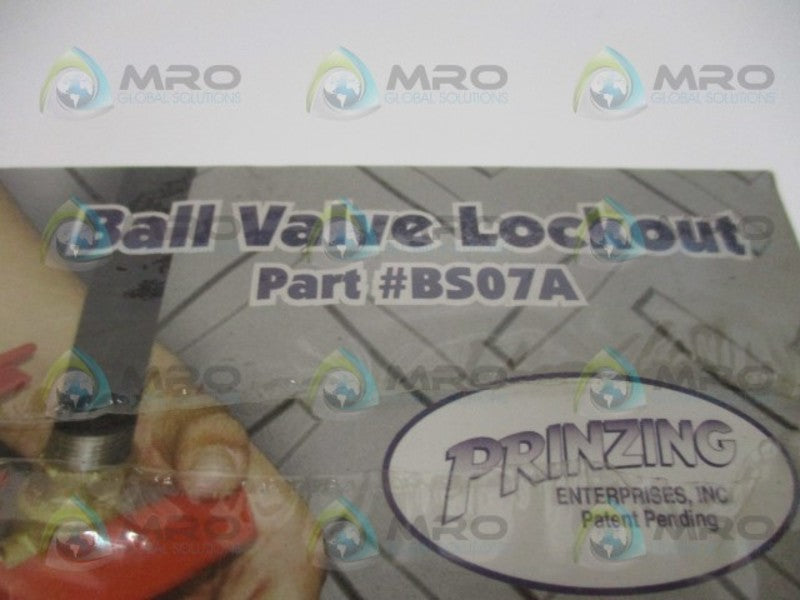 PRINZING BS07A BALL VALVE LOCKOUT 1/2"-2-1/2" NSFS