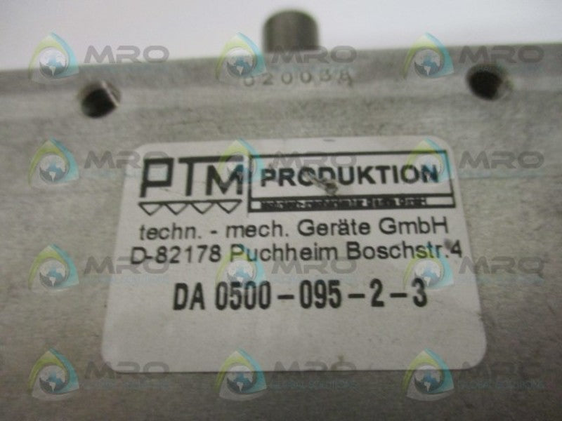 PTM PRODUKTION DA0500-095-2-3 PNEUMATIC CYLINDER NSNP